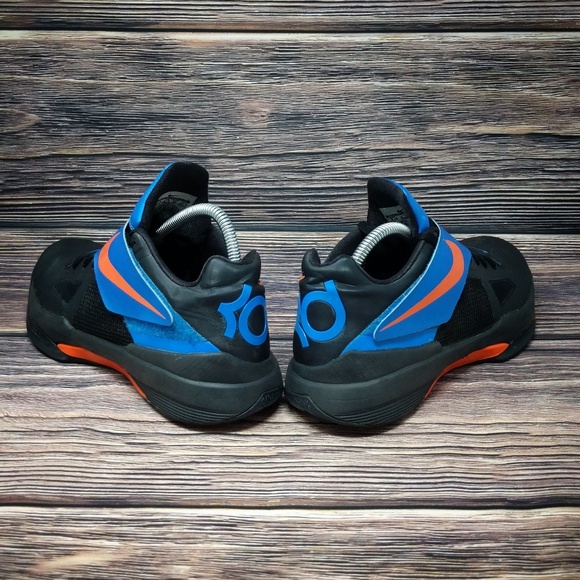 Nike Zoom KD 4 Lightening Blue Away Kevin Durant - Picture 8 of 8